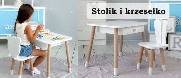 stolik i krzeselko